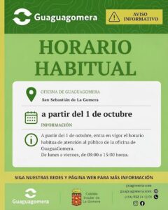 Nuestra oficina abre de nuevo hasta las 15:00 h.